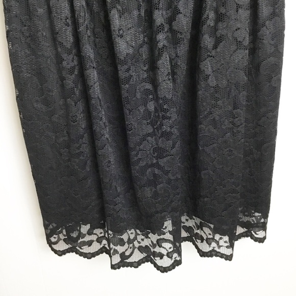 ASOS Curve Black Lace Tank Dress Plus Size 16 - Picture 2 of 6